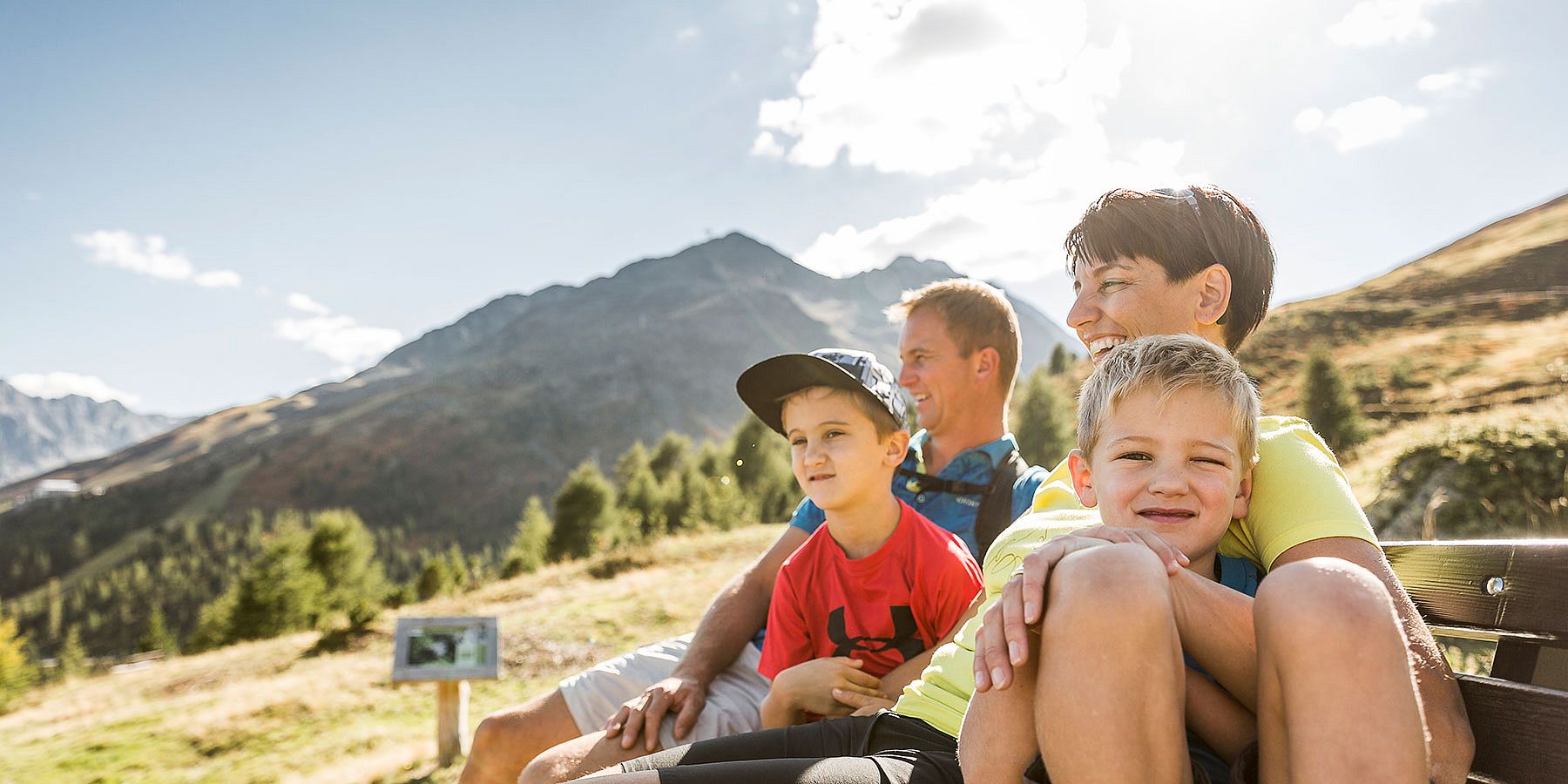 Familienwanderung in Sölden