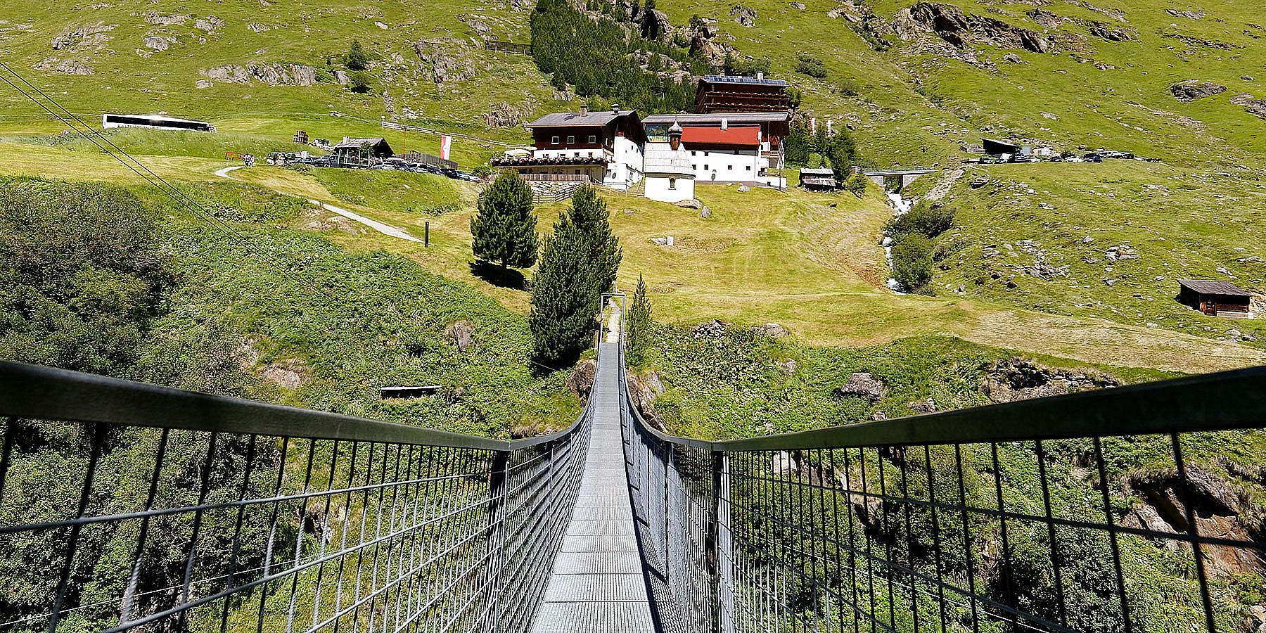 Hängebrücke Rofenhöfe in Vent